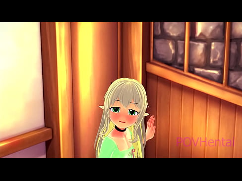 ❤️ (トラップ）エルフのメイドが顔を洗うのを手伝う ❤️❌ 上質ポルノ ❌️❤